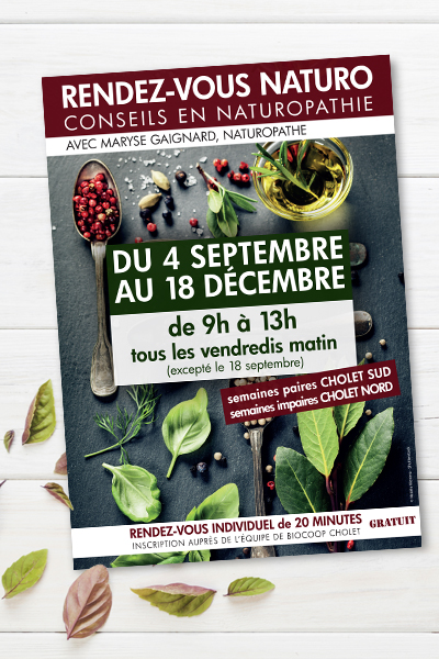 Affiche animation Naturopathie - Biocoop 2015 | Photo by Freepik